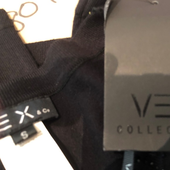 NWT VEX & CO WOMEN BLACK  & ANIMAL PRINT SWEATER - Picture 7 of 7